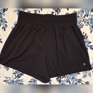 Xersion Black Athletic Shorts Size L Elastic Waist Lightweight Activewear